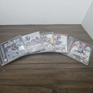 NFL GameDay 1999 to 2003 Lot of 5 Games (PlayStation 1, Black Label, PS1)